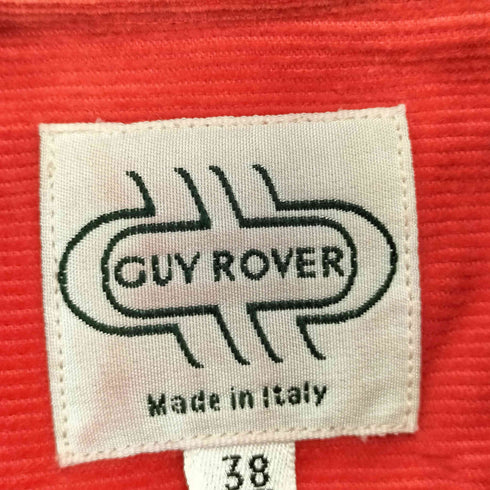 ギローバー GUY ROVER イタリア製 コーデュロイ ボタンダウン プルオーバーシャツ メンズ  38/15